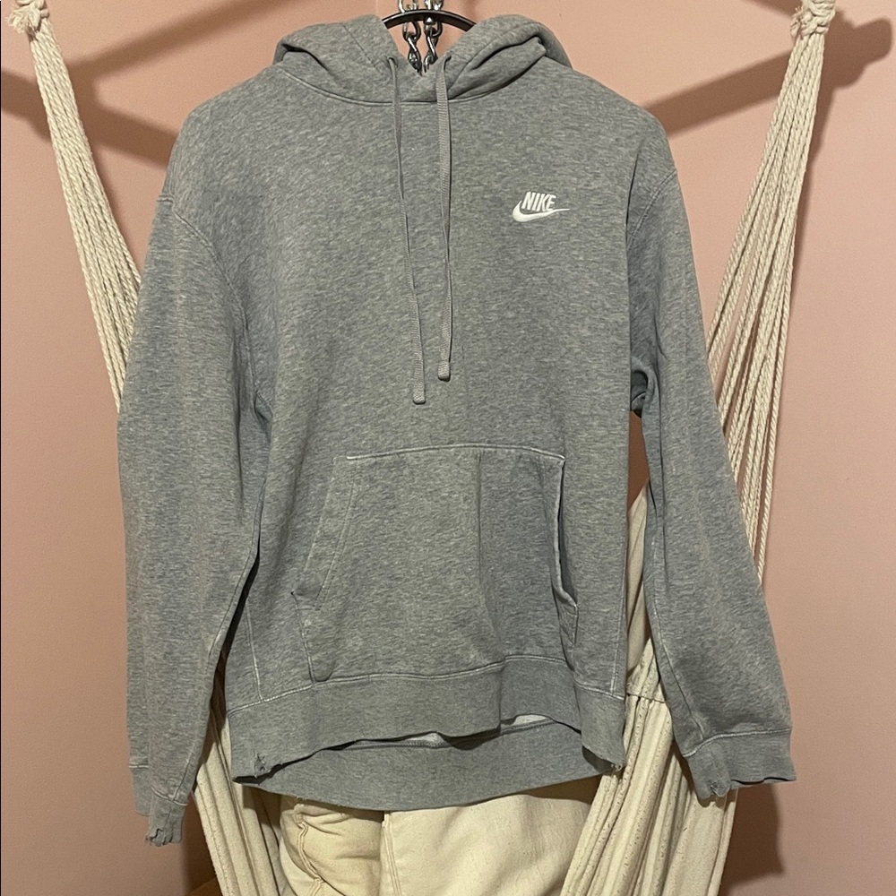 Nike Heather Gray Pullover Hoodie